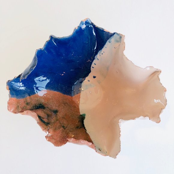 Handmade Glazed Ceramic Trinket Bowl / Dish - Picture 4 of 16